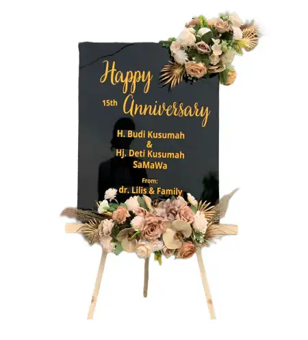 Papan Bunga Akrilik Raffles Grand Ballroom Tangerang
