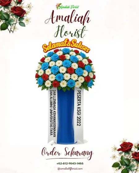 Standing Flowers Raffles Grand Ballroom Tangerang